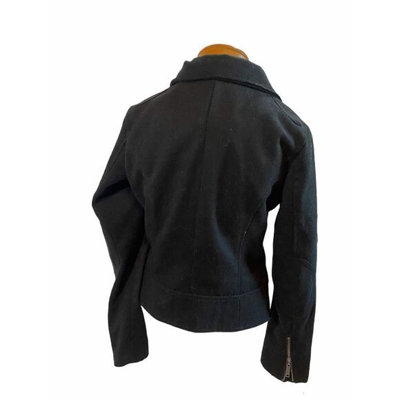 Faux Fur size medium biker | zipper jacket | zipper bomber jacket | market jacke - Picture 6 of 8